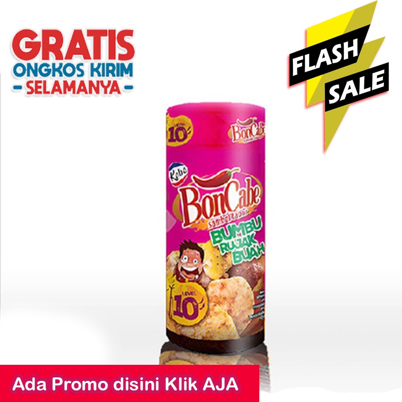 

KOBE Bon cabe bumbu rujak buah botol level 10 45 gram boncabe
