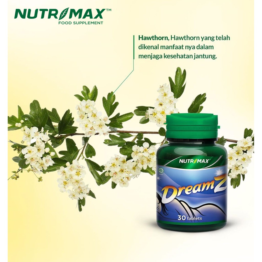 ORIGINAL Nutrimax Dreamz 30s BPOM / Nutrimax Sweet Dreams / Vitamin Susah Tidur / LEDI MART