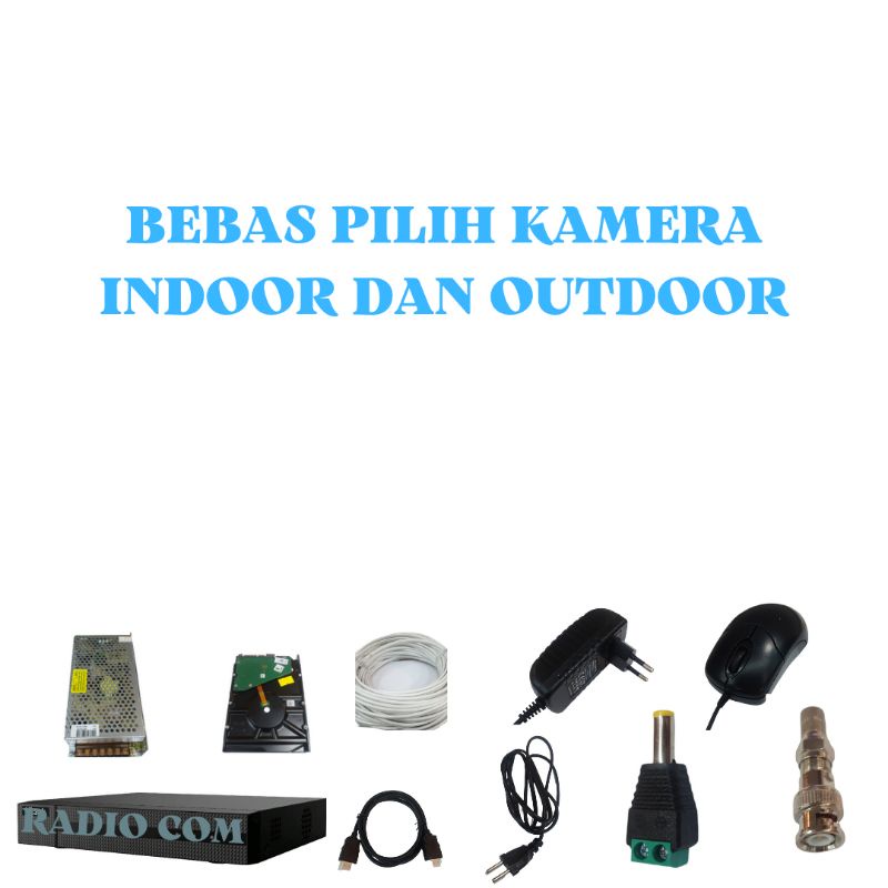 PAKET CCTV 16 CHANNEL 9 KAMERA 5MP 1080P TURBO HD IR SONY EXMOR