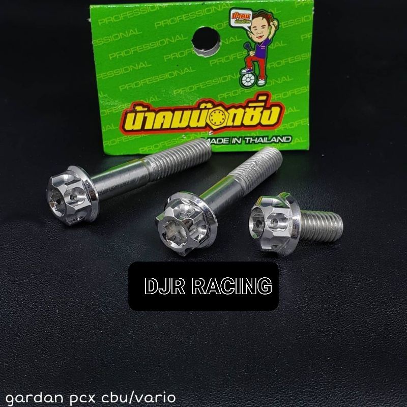 probolt stainless baut oli gardan pcx cbu baut gardan vario 150 vario 125 compayu original thailand