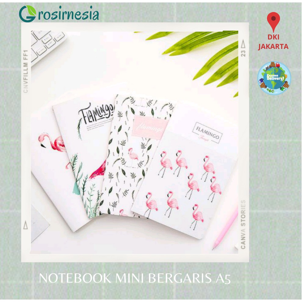 

Note book Notebook mini kecil Bergaris Buku Catatan A5 ( M5 )