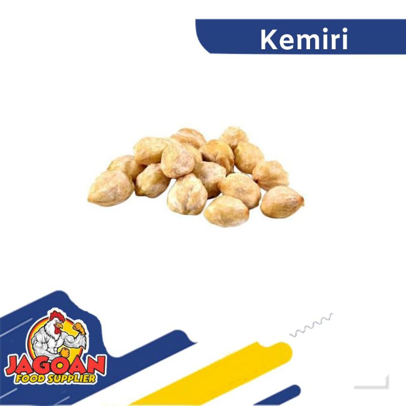 

TERMURAH !!! BIJI KEMIRI 50 GRAM / REMPAH