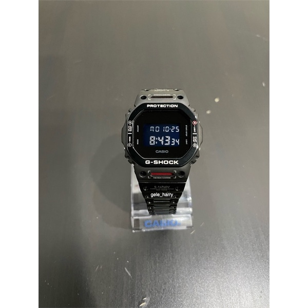 Casio Gshock DW 5600BB-1 Custom Metal Virtual Armor
