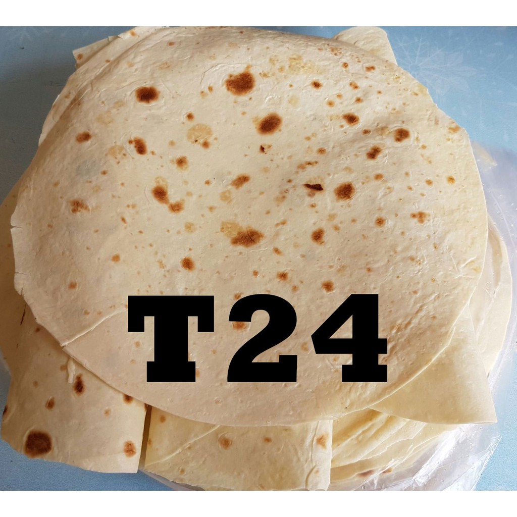 Tortilla jumbo 24cm Isi 20 Pcs