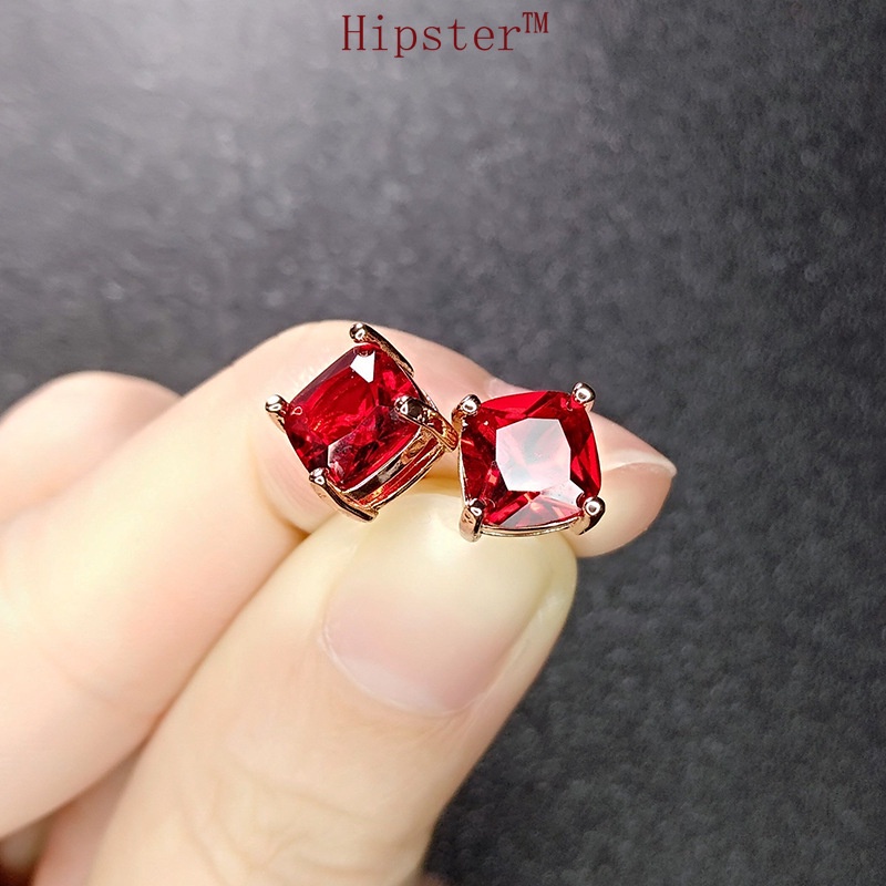 Classic Fashion Hot Inlaid Hot Sale Ametrine Stud Earrings