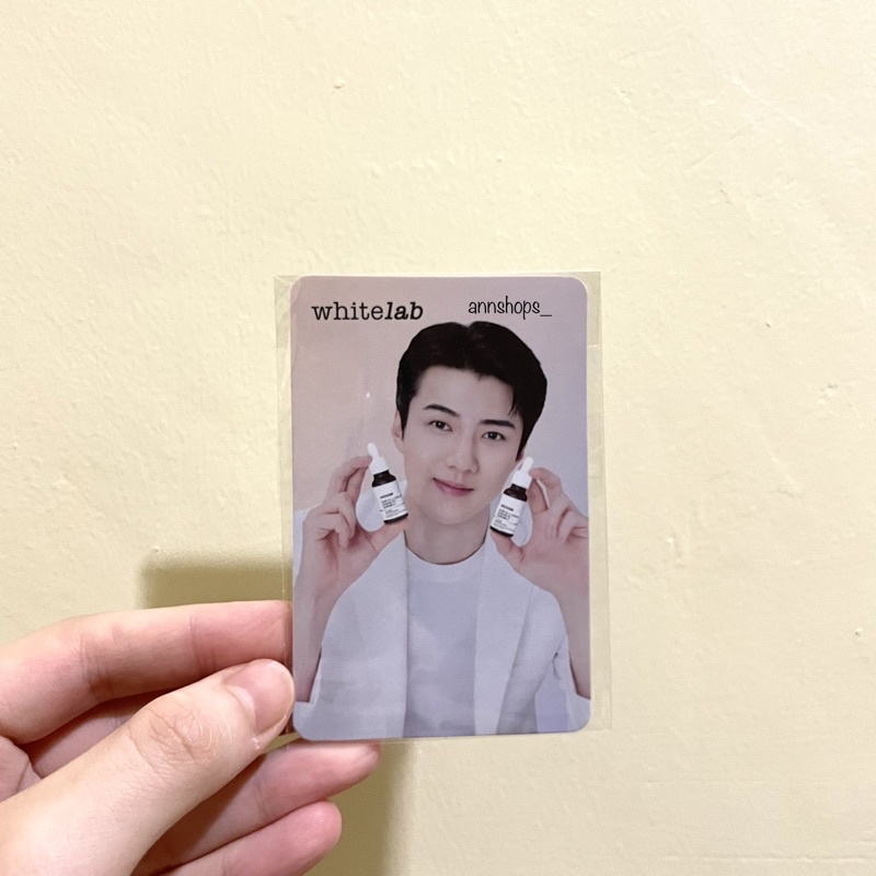 READY PHOTOCARD SEHUN X WHITELAB PC OFFICIAL