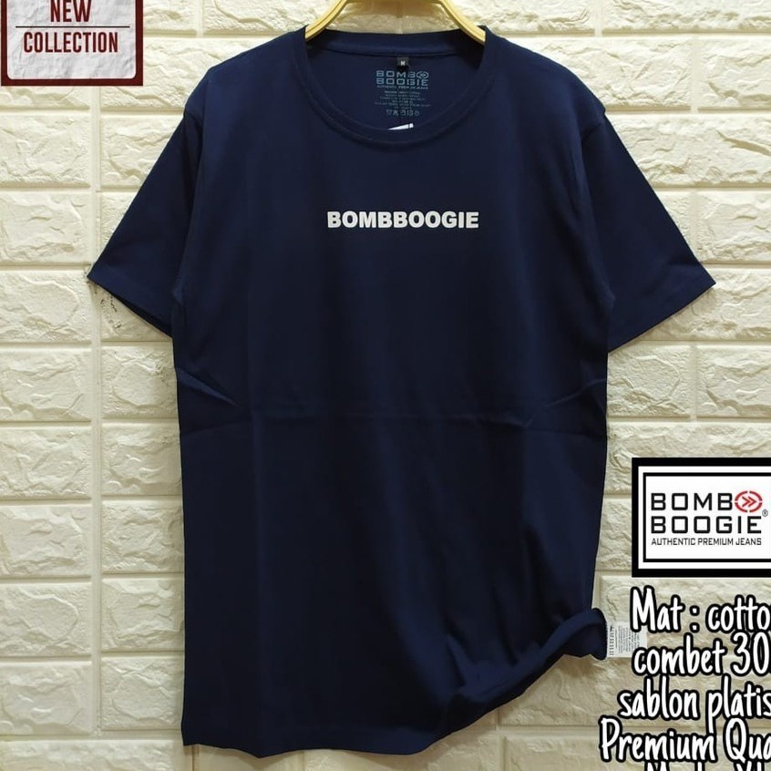 Kaos Boombogie Original Terhitz /Baju Kaos Boombogie Pria Tangan Pendek