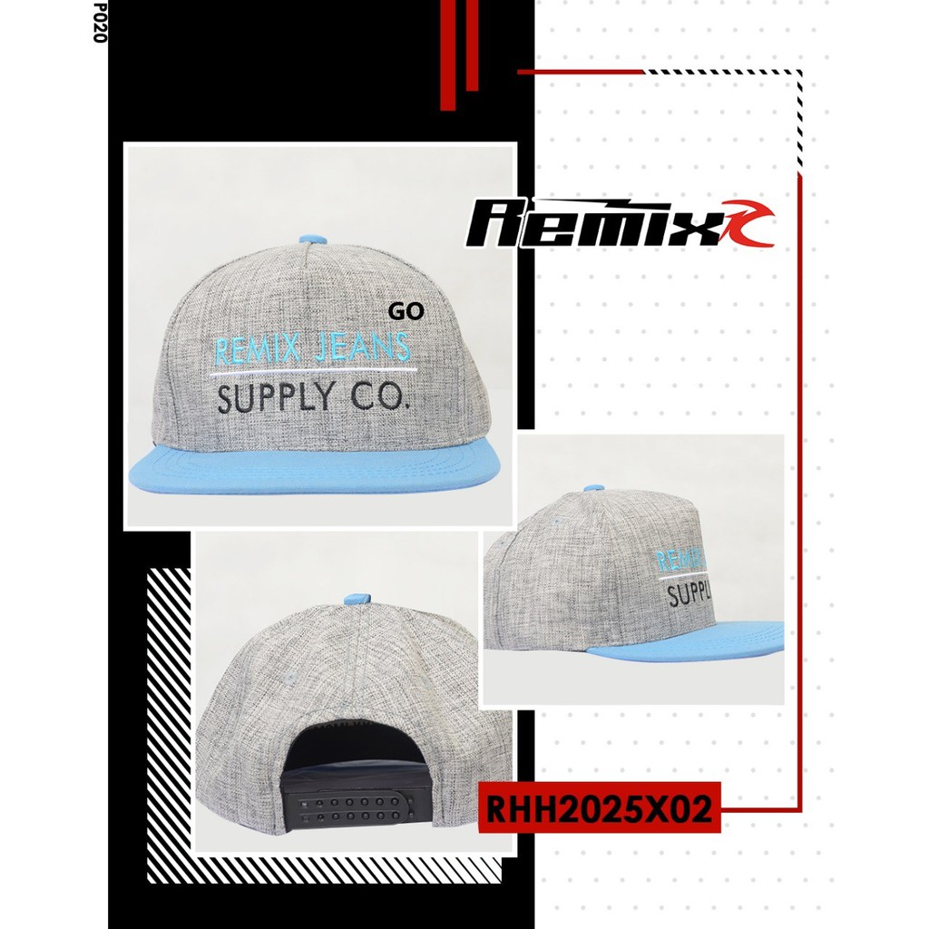 gof REMIX By (CARDINAL) TOPI JEANS 100% Original Topi Cowok Jeans Terbaru Cargo