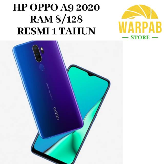 CUCI GUDANG PROMO HP MURAH TERBARU HP OPPO A9 2020 8/128 GB - OPO A 9 RAM 8GB INTERNAL 128GB -