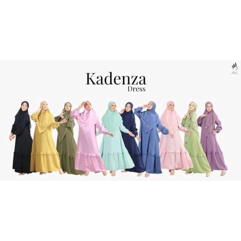 KADENZA DRESS ORI WANOJA DRESS MUSLIM GAMIS BUSUI GAMIS PESTA FASHION MUSLIMAH OOTD HIJABERS