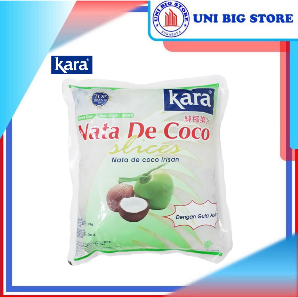

Kara Nata de Coco Sari Kelapa SLICE 1 kg