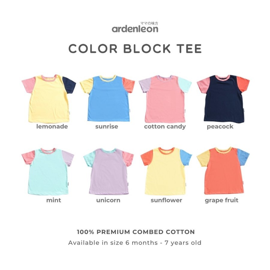 Arden Leon Color Block Tee