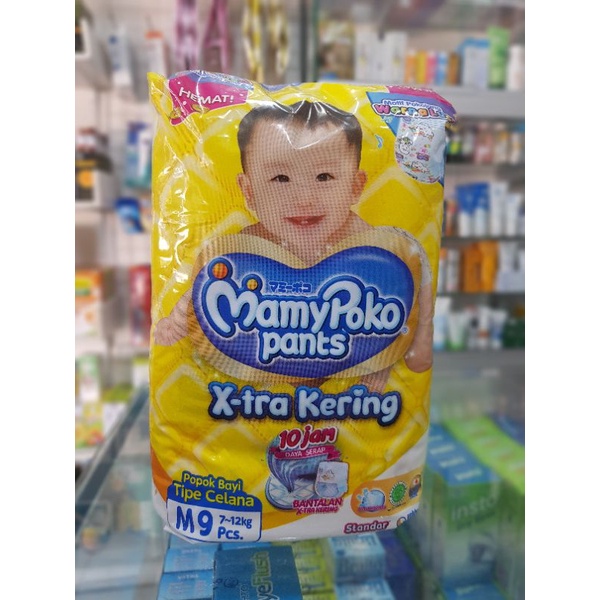 Mamy Poko Pants Xtra Kering M 9 pcs / Popok Celana Mamy Poko