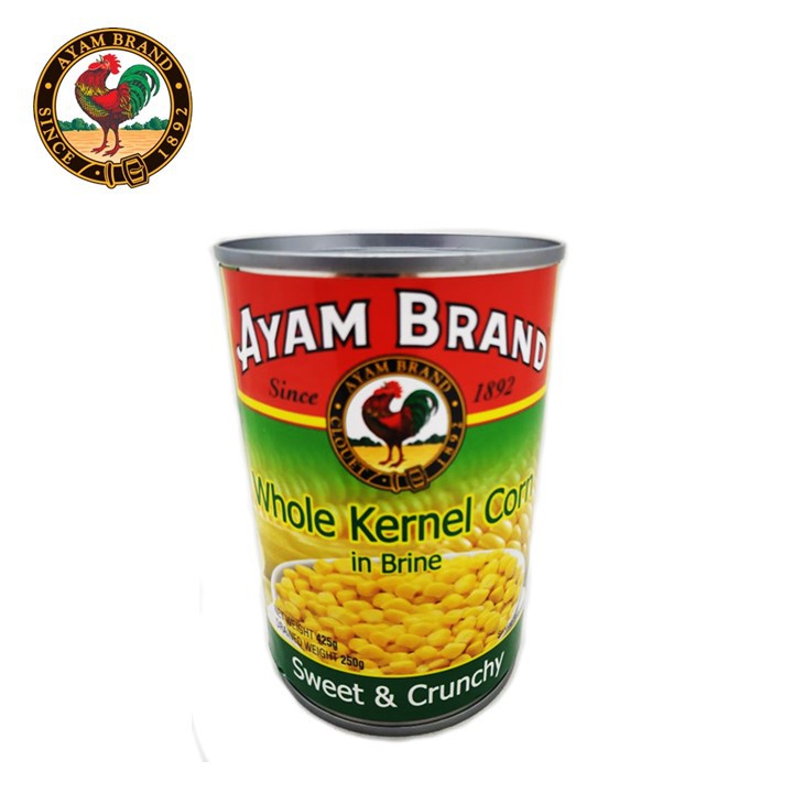 

AYAM BRAND Whole Kernel Corn Sweet & Crunchy Kaleng 425gr