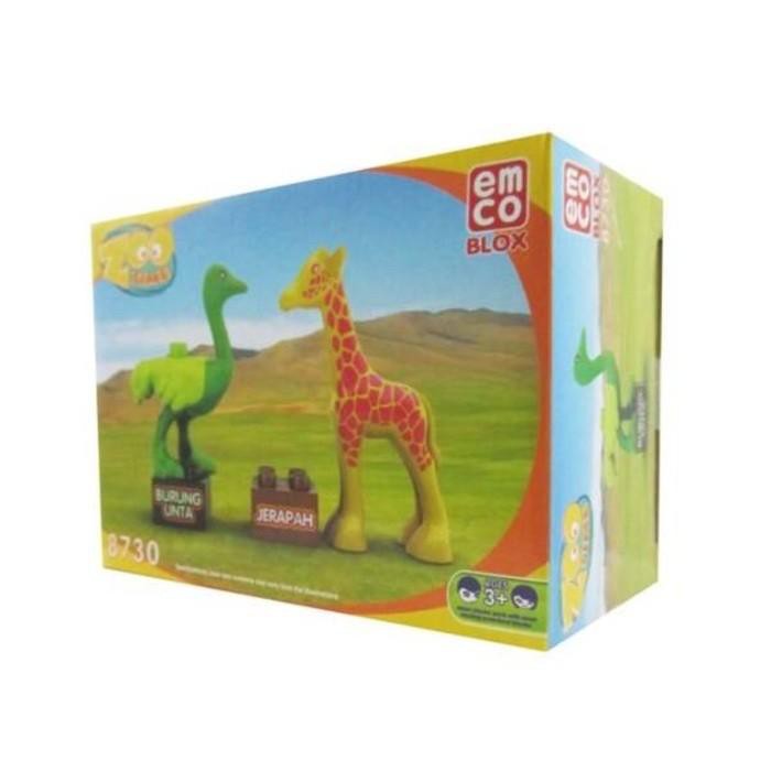 Dijual Emco Blox Zoo Time - Burung Unta dan Jerapah (8730) Murah