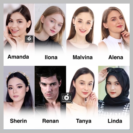 JASA FOTO PRODUK DENGAN MODEL BULE (KATALOG)