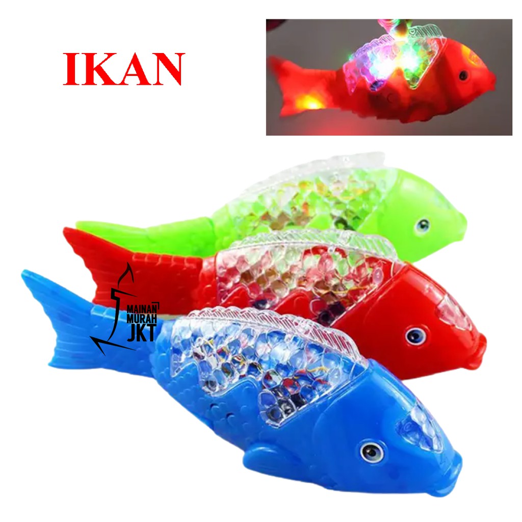 MAINANKEI MAINAN ANAK IKAN ROBOT LT37 MAINAN IKAN BATERAI