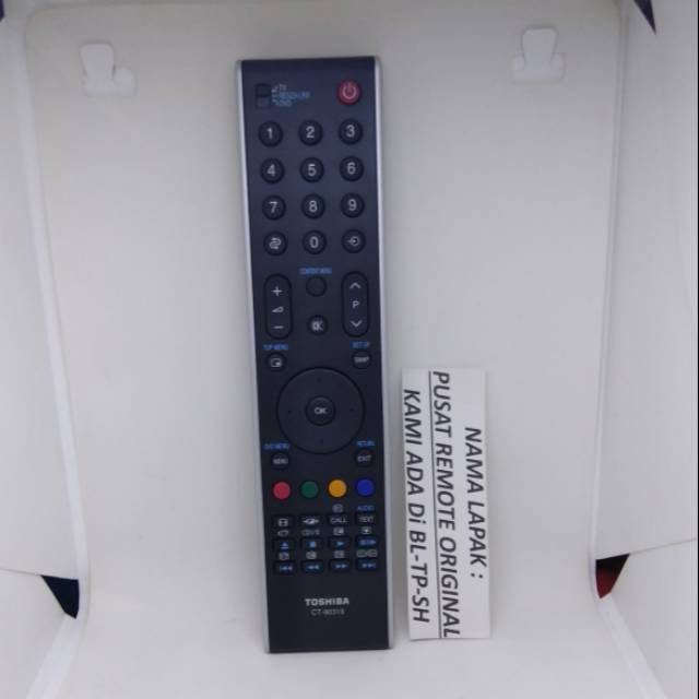 REMOTE REMOT TV LED TOSHIBA REGZA CT-90319 LCD ORIGINAL ASLI