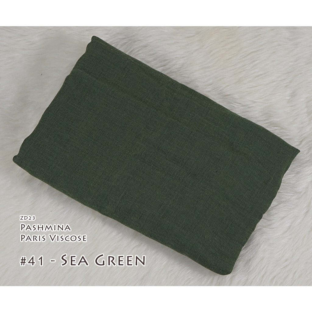 Pashmina Polos Paris Viscose - AYUMI by Luulu Scarf-#41 - Sea Green