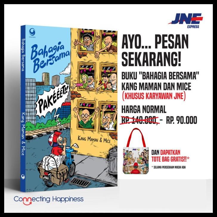 

TERBARU BUKU "BAHAGIA BERSAMA" - KANG MAMAN DAN MICE (KHUSUS KARYAWAN JNE) TERBARU