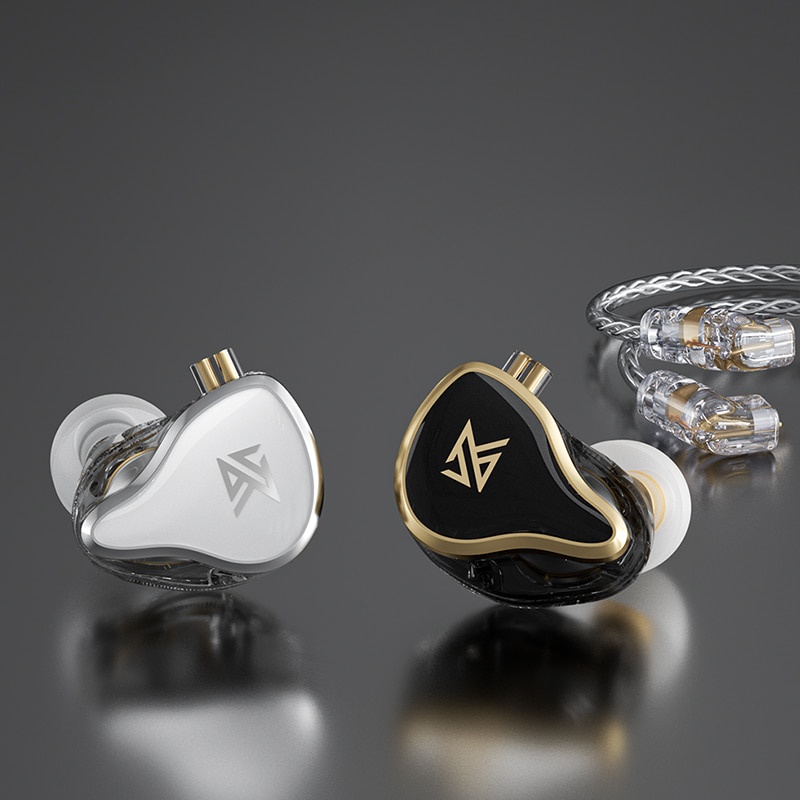 Kz Zas 7ba 1dd 16 Earphone In Ear Hybrid Hifi Bahan Metal Untuk Olahraga