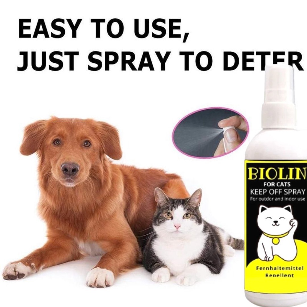 Pencegah Pengusir Pengendali Kucing CAT REPELLENT Bahan Alami Aman Tinggal Spray FEZONE