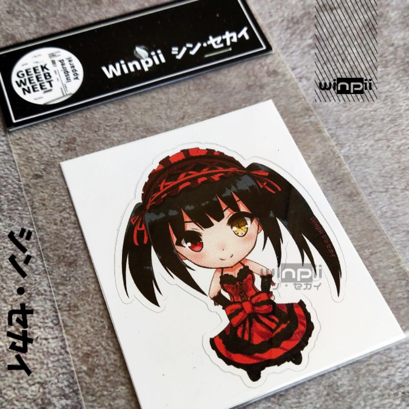 

Stiker / Sticker Kurumi Tokisaki Anime Date A Live