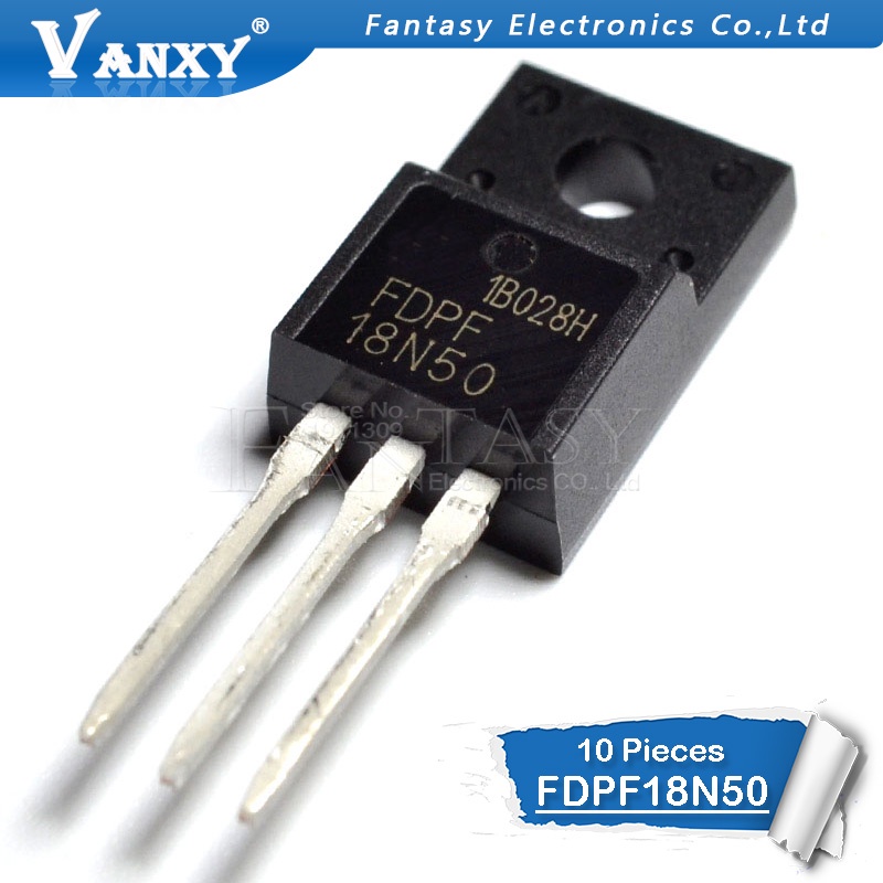 10pcs transistor FDPF18N50 TO220 18N50 TO-220