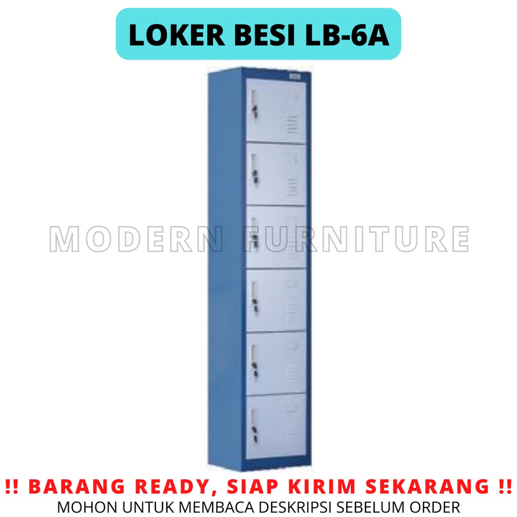 Jual Loker Besi 6 Pintu (Door Steel Locker) | Shopee Indonesia