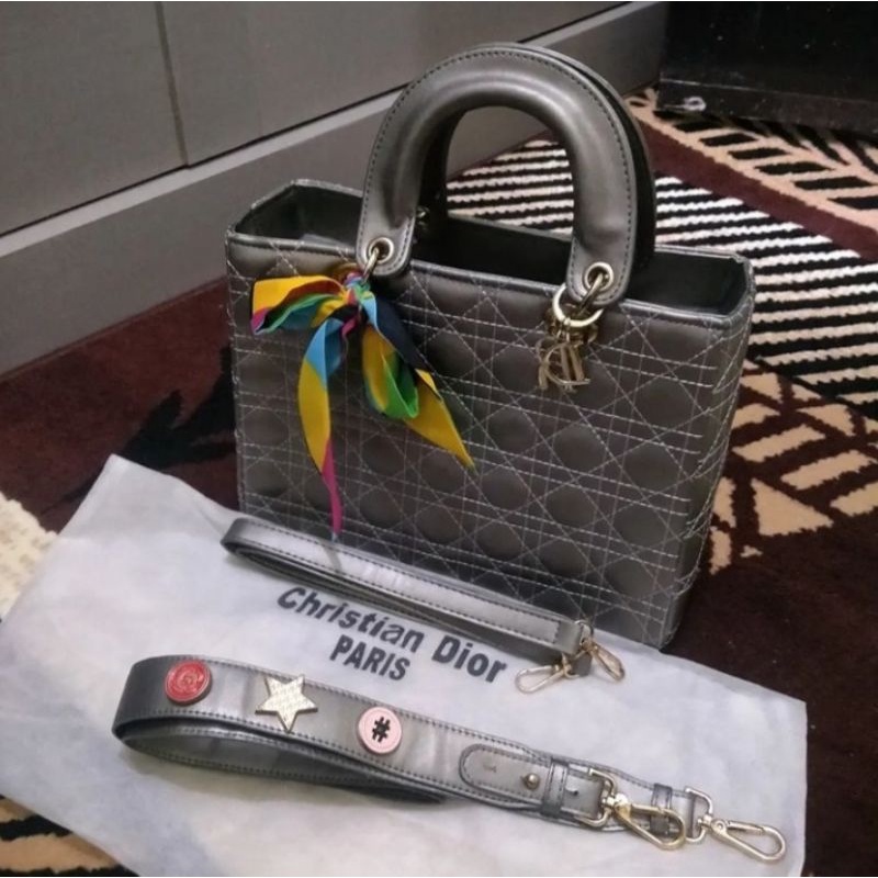 preloved tas Dior / PL handbag murah / tas pesta second