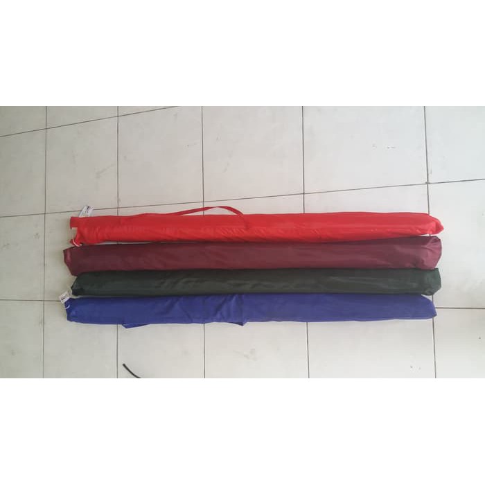 Payung pantai payung dagang parasol polos kain susun double diameter 230