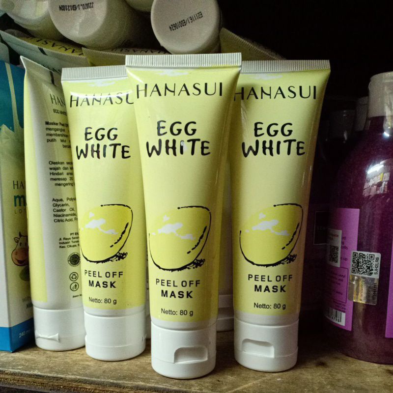 EGG WHITE MASKER TELUR HANASUI BPOM