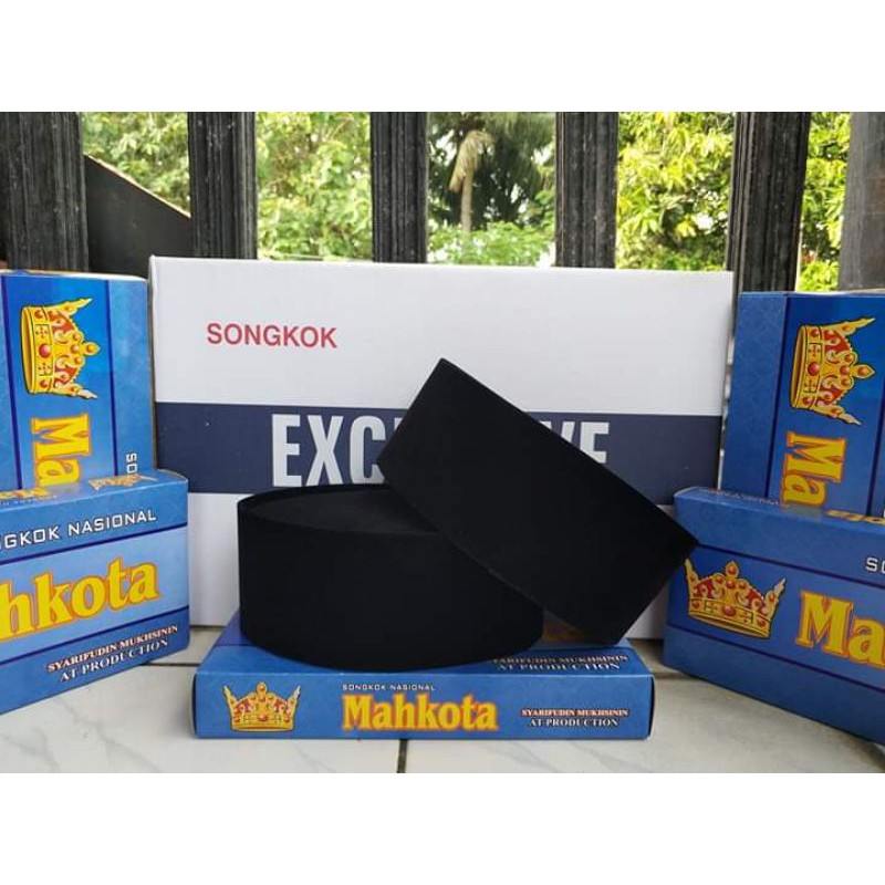 Peci Hitam Polos Non AC Songkok Nasional Kopyah Kopiah Hitam Polos Non AC