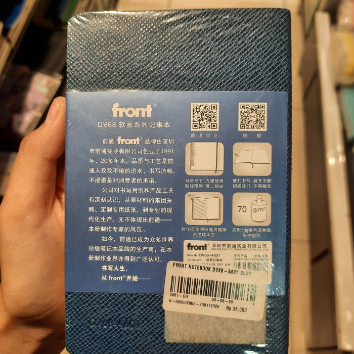 

Gilaa!!! Front Notebook Dv68 A6 Blue (Gramedia Pasar Baru) Limited