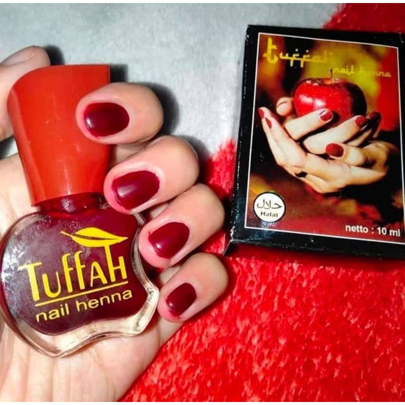 TUFFAH NAIL HENNA / KUTEK HALAL MUSLIMAH SAH SHOLAT / CETAR NAIL HENNA ORIGINAL, NAURAA NAURA KUTEK MUSLIMAH RAZETA, ASHOKA, CERIA INAI KUKU, HENNA KUKU BUKAN PEEL OFF