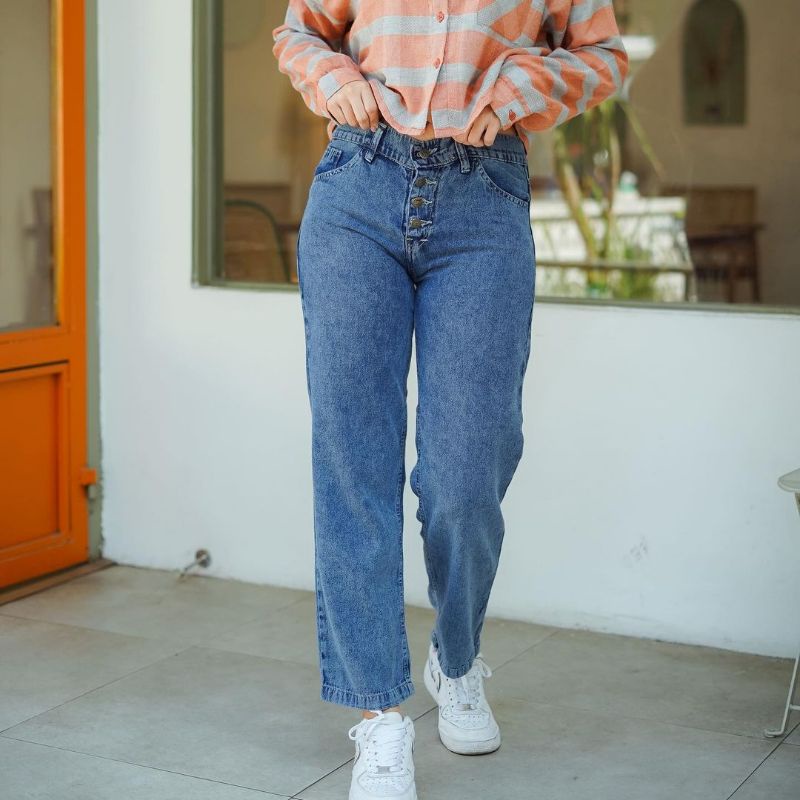 CARLA JEANS CELANA PANJANG JEANS PREMIUM KOREAN STYLE