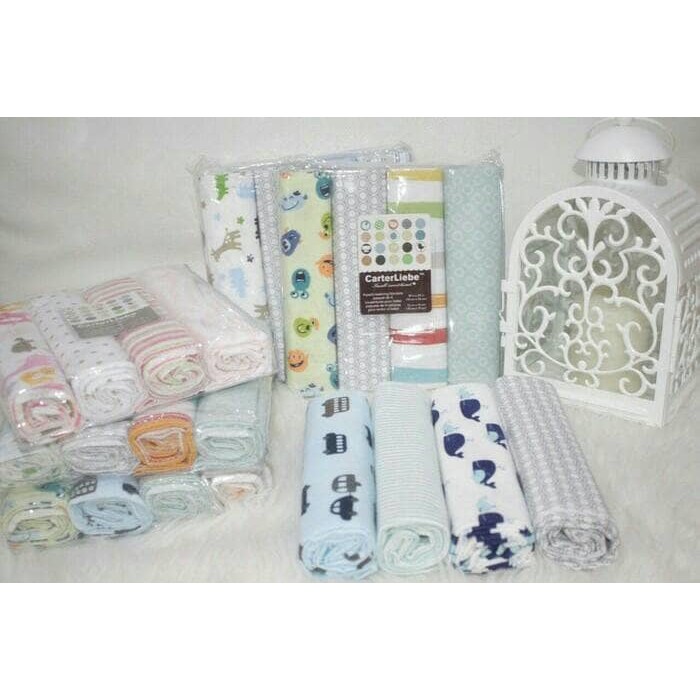 [ PILIH MOTIF] Bedong Bayi Carter isi 4pcs - Kain Bedong Bayi Carter's - Selimut Bedong Bayi