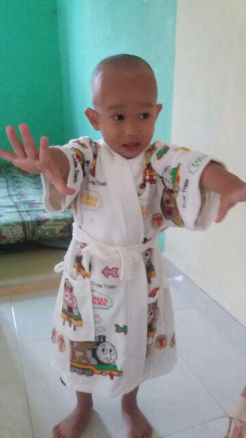 Handuk Kimono Anak Karakter Thomas