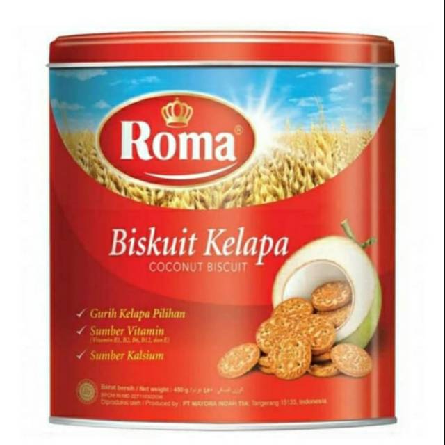 

Roma Kelapa Kaleng 450gr