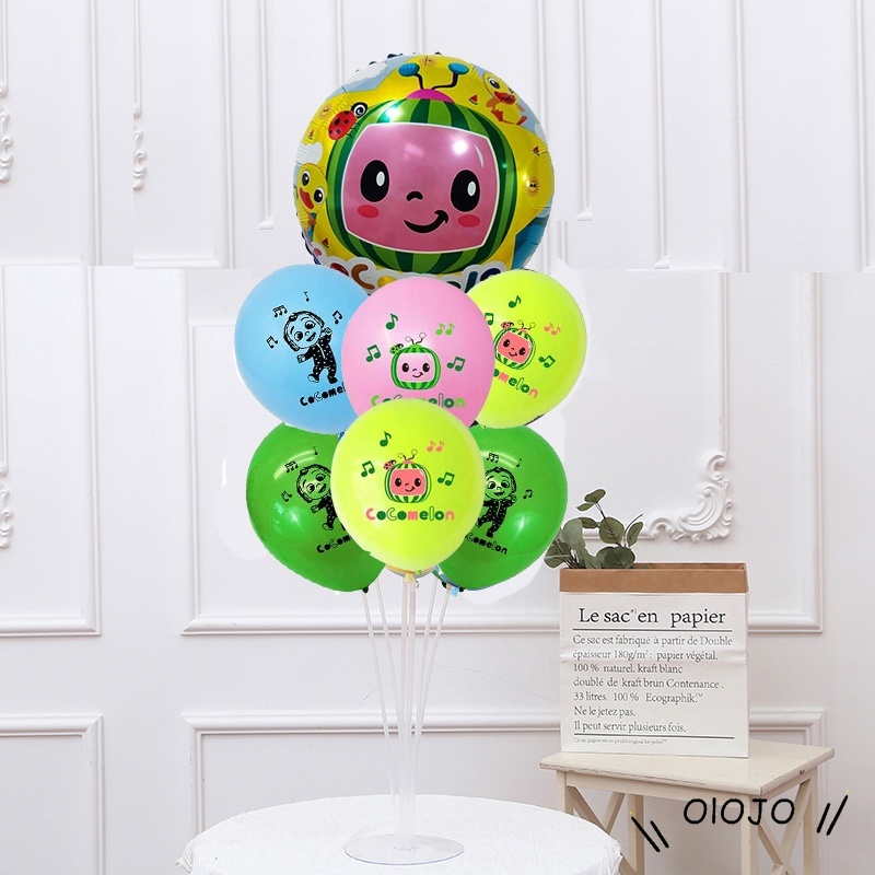 10 Pcs/set Balon Lateks Perlengkapan Dekorasi Pesta Ulang Tahun - ol