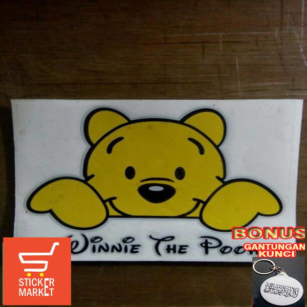 

Murah stiker Winnie the Pooh ngintip. Keren