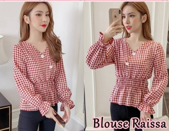 BLOUSE. KOTAK RAISA LD 100CM PJG 62