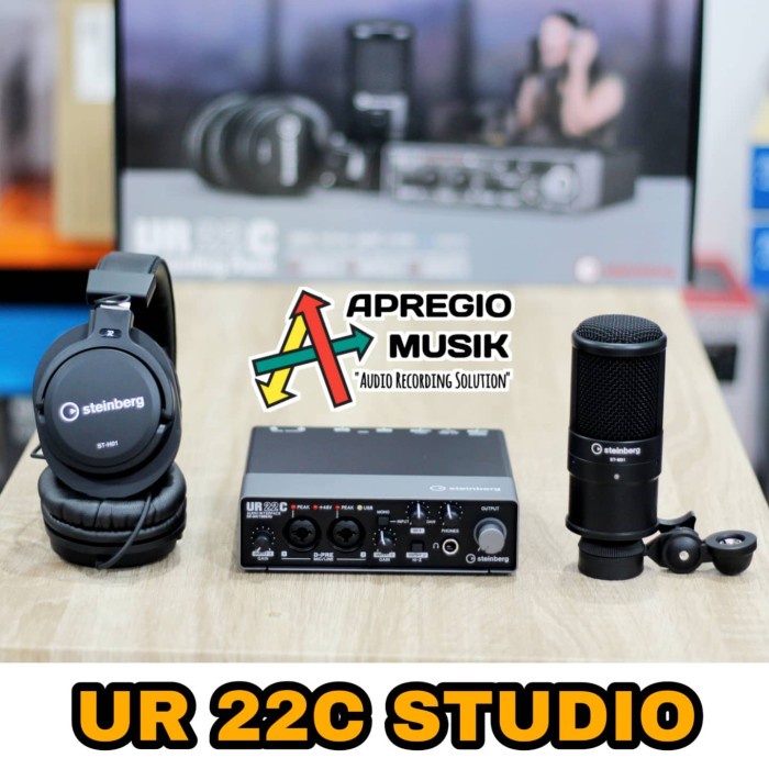 {suhadistore} STEINBERG UR22C UR22 C Recording Pack studio Murah