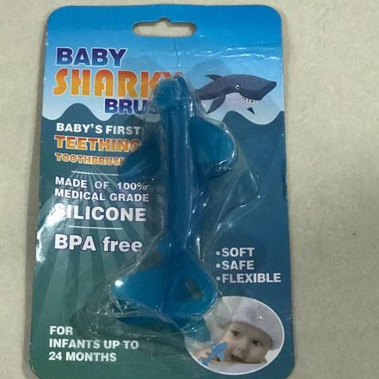 Baby Sharky/ Sea Horse Tooth Brush Sikat Gigi Teether