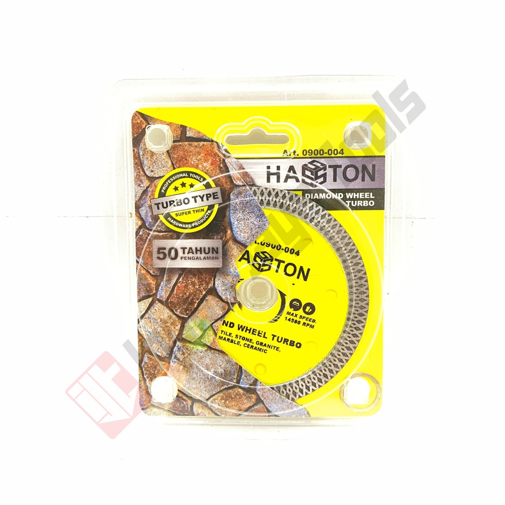 HASSTON PROHEX 0900-004 Diamond Wheel Turbo - Mata Pisau Potong Granit Keramik Batu