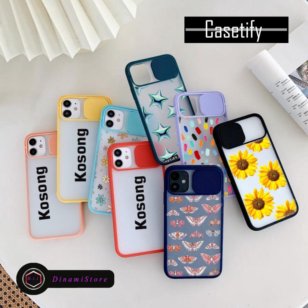 SOFTCASE SLIDE KAMERA CASETIFY OPPO VIVO SAMSUNG XIAOMI REALME IPHONE ALL TYPE DII3691