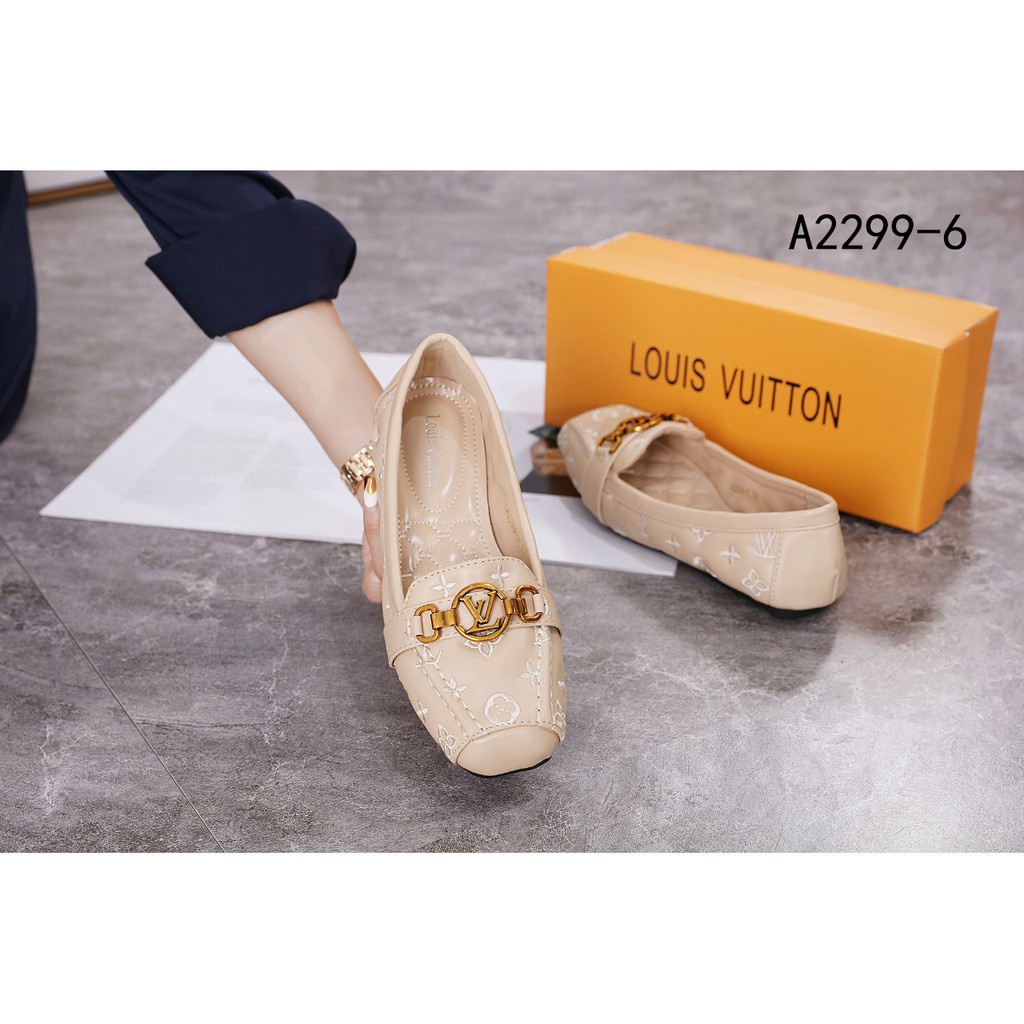 Leather Loafers Flat A2299-6