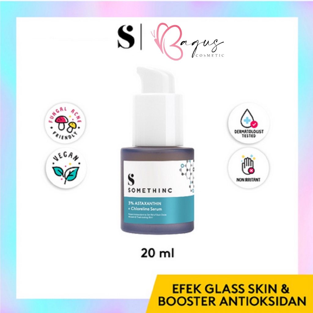 ⭐BAGUS⭐ SOMETHINC 3% Astaxanthin + Chlorelina Serum 20ml |