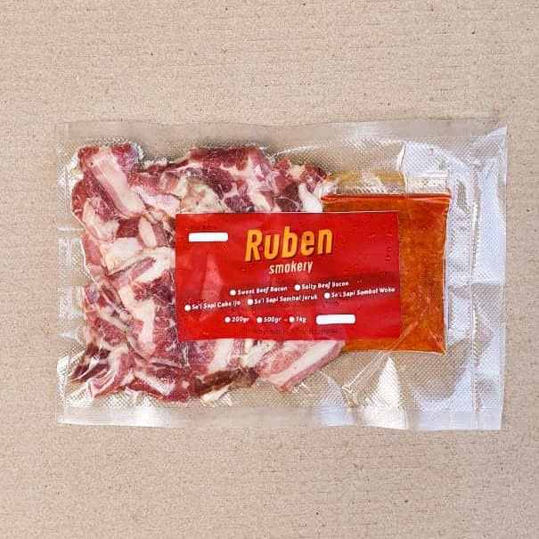 

Sei Sapi Sambal Woku 200gr - BARU