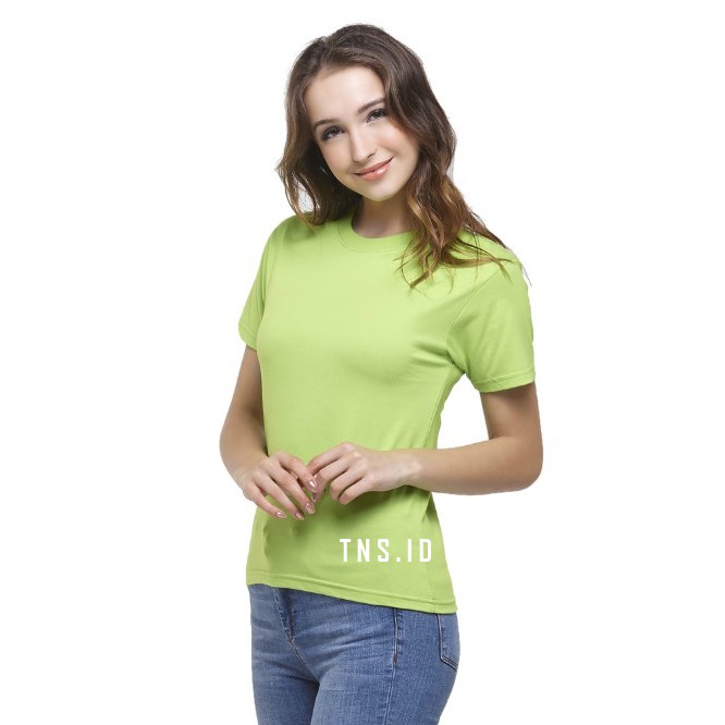 KAOS POLOS HIJAU STABILO WANITA 100 COTTON COMBED S XXL KAOS POLOS HIJAU STABILO WANITA 100 COTTON COMBED S XXL